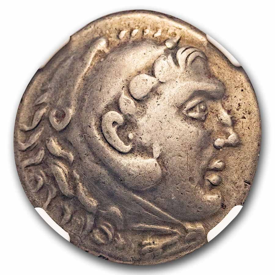 Pamphylia Aspendus AR Tetradrachm (212-181 BC) VF NGC