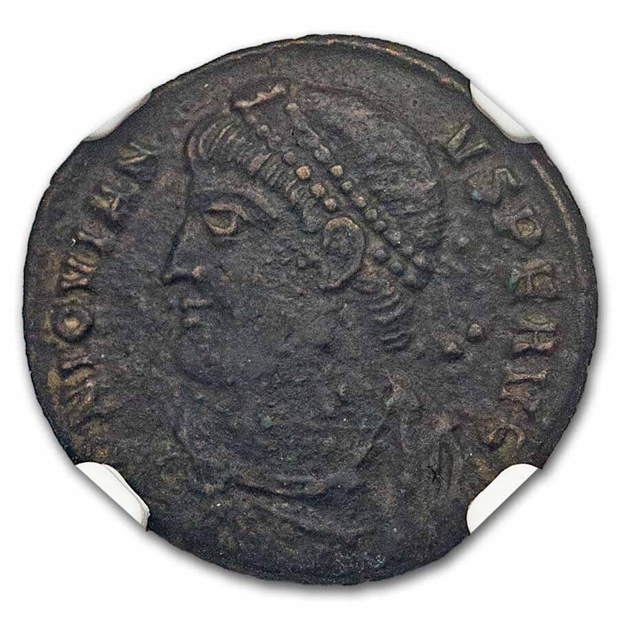 Roman Empire AE3 Nummus (363-364 AD) Jovian Ch VF NGC