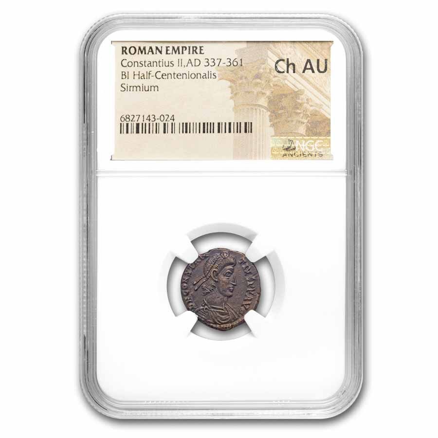 Roman Empire Bronze Ch AU NGC (Random Coin)