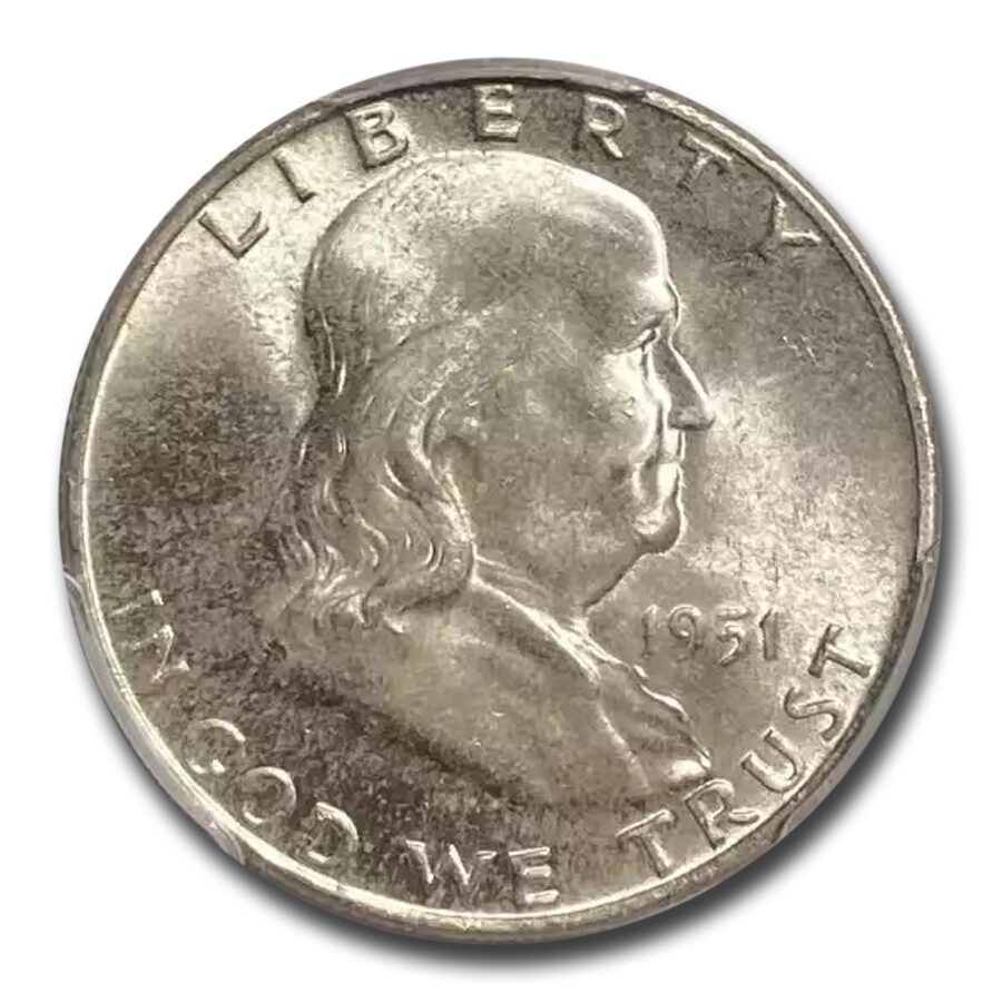 1951-D Franklin Half Dollar MS-65 PCGS (FBL)