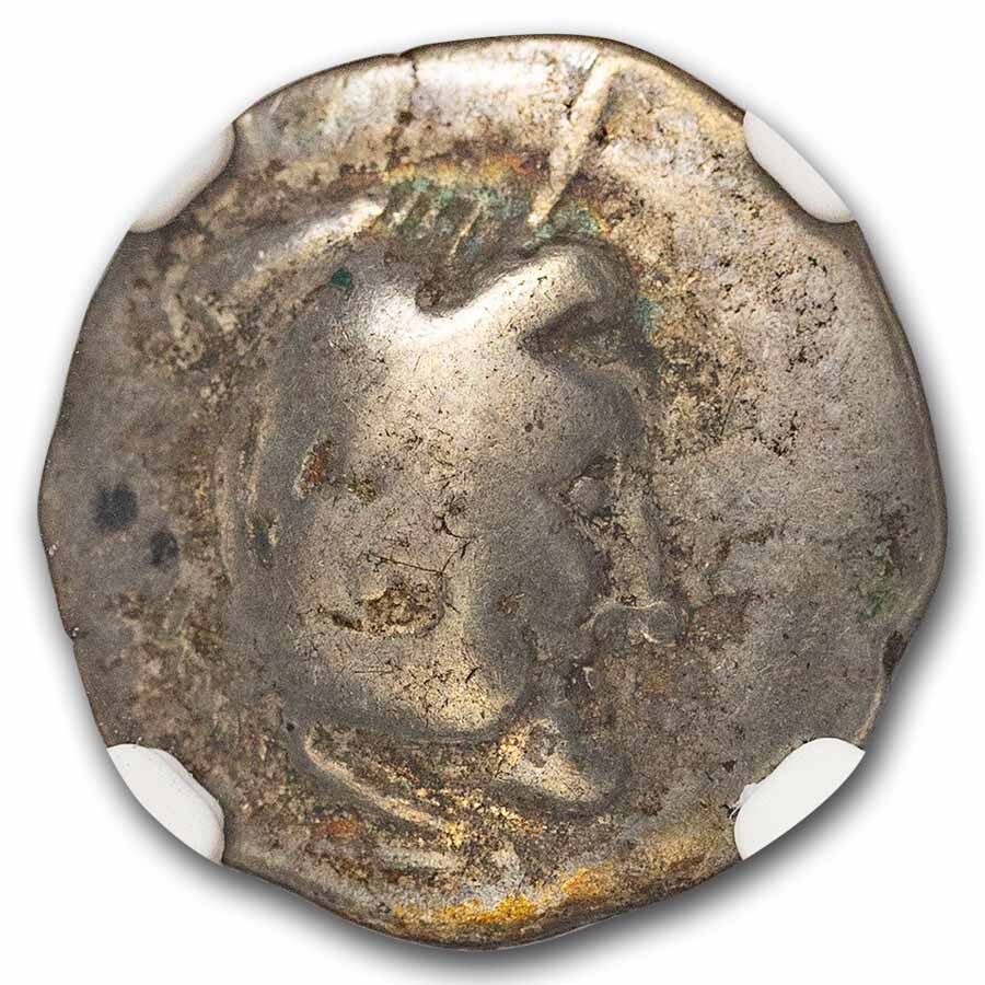 Celts Lower Danube AR Drachm (2nd-1st Century BC) F NGC