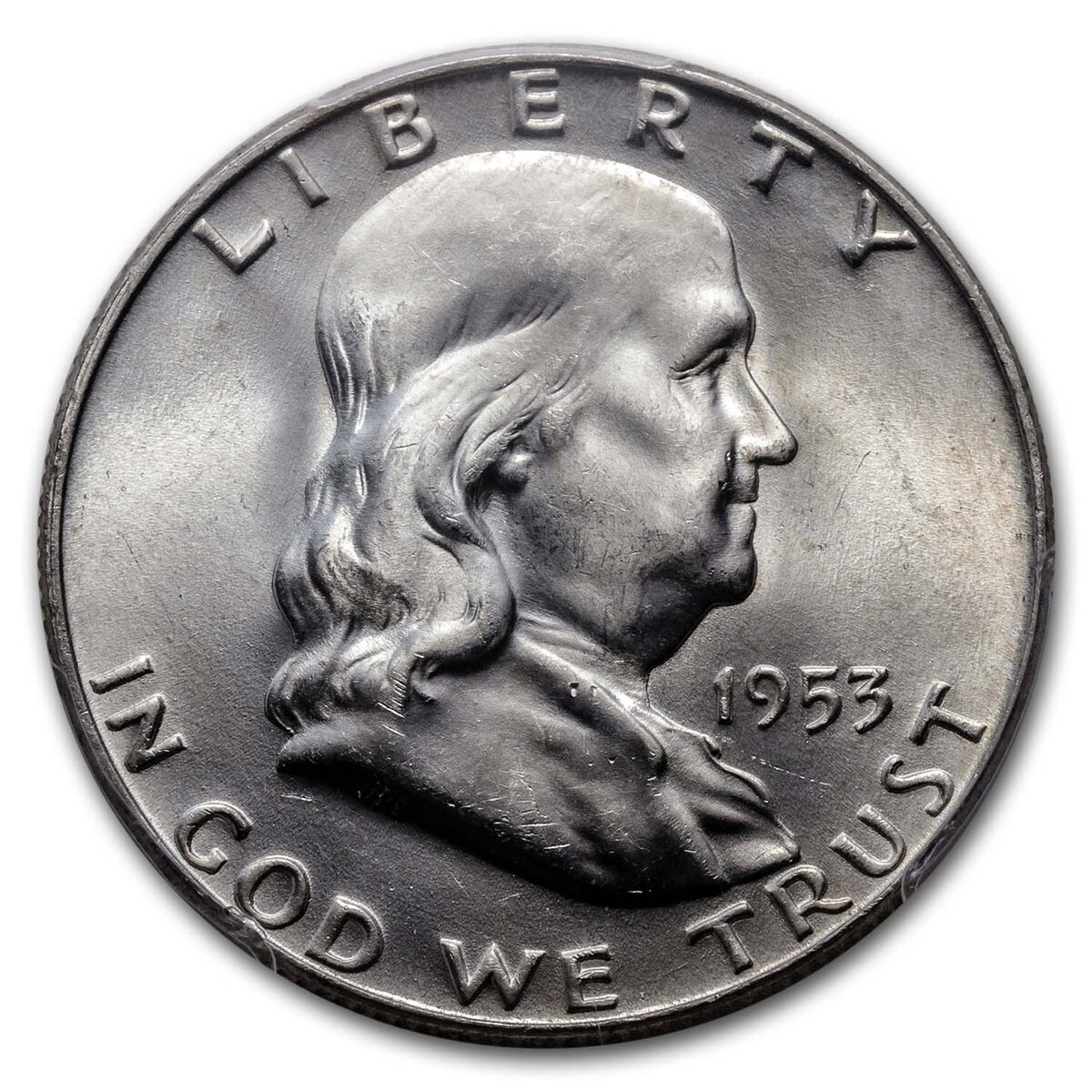 1953-D Franklin Half Dollar MS-65 PCGS (FBL)