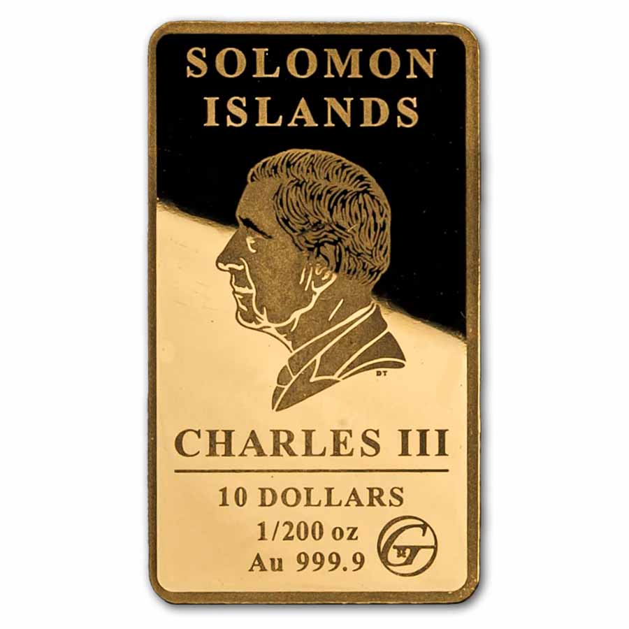2026 Solomon Islands 1/200 oz Gold Big Ben Coin Bar