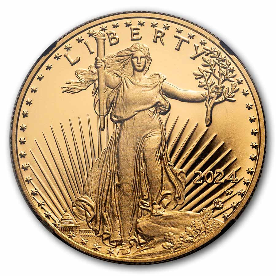 2024-W 1 oz Proof American Gold Eagle PF-70 NGC