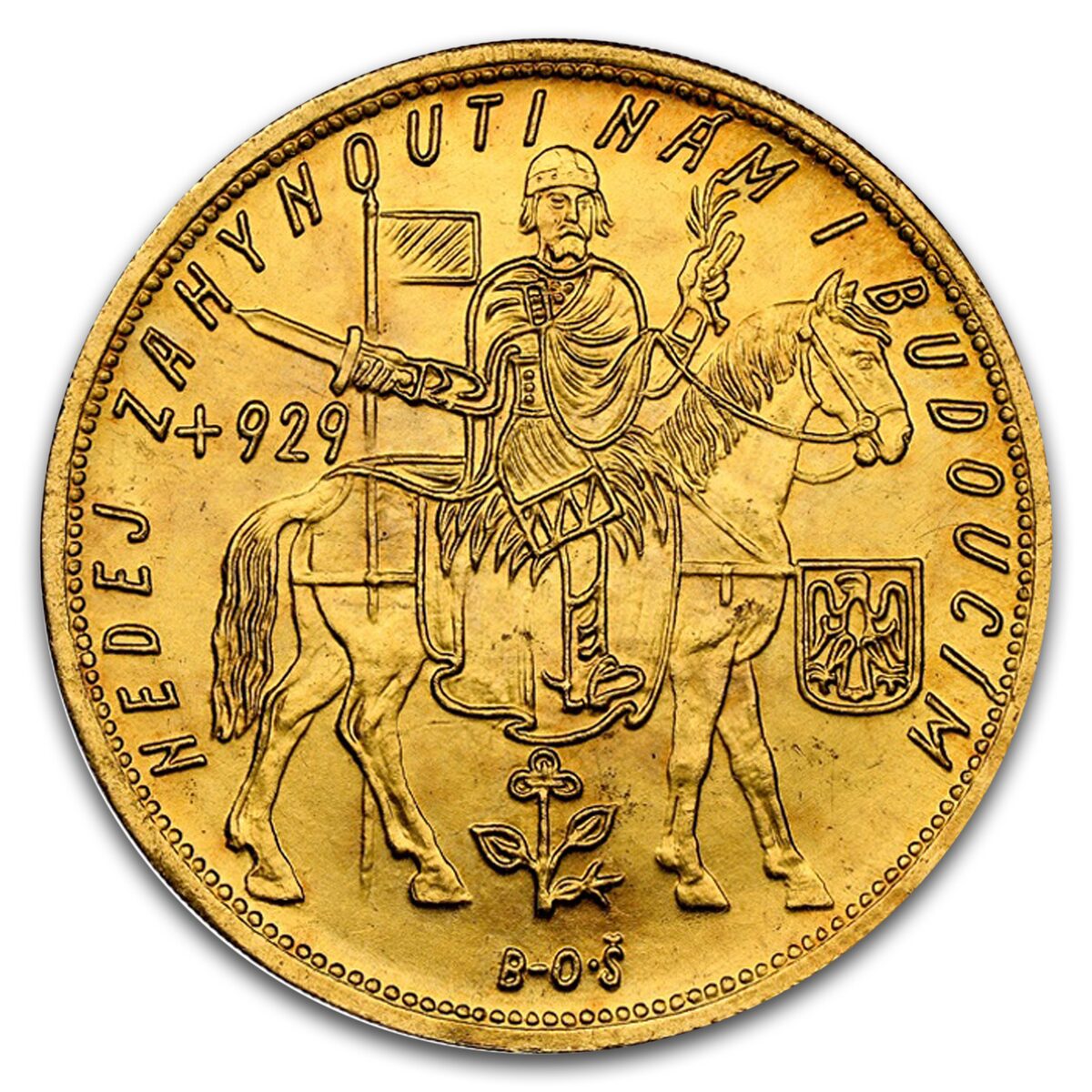 1931 Czechoslovakia Gold 5 Dukatu MS-63 NGC
