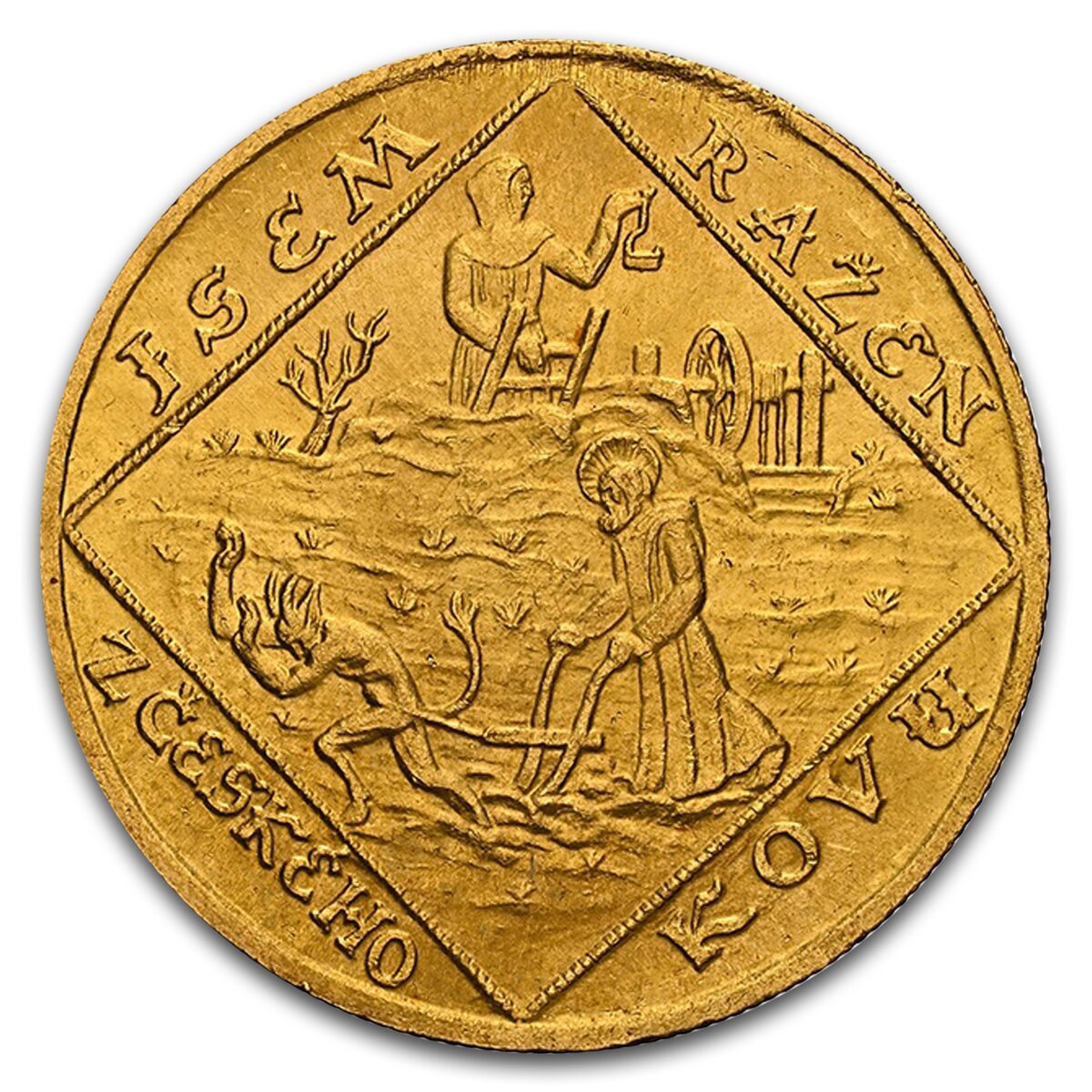 1928 Czechoslovakia Gold 4 Dukaten MS-65 NGC