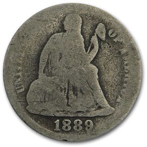 1889-S Liberty Seated Dime Good