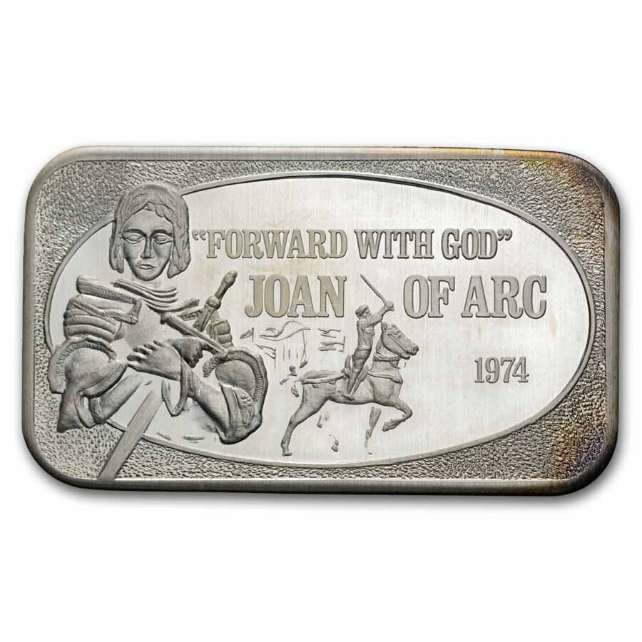 1 oz Silver Bar - Joan of Arc (U.S. Silver Corporation)