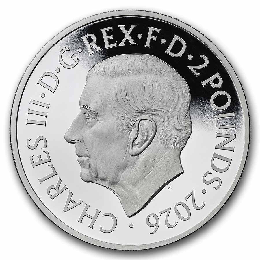 2026 Great Britain 1 oz Silver Color £2 Proof The Spice Girls