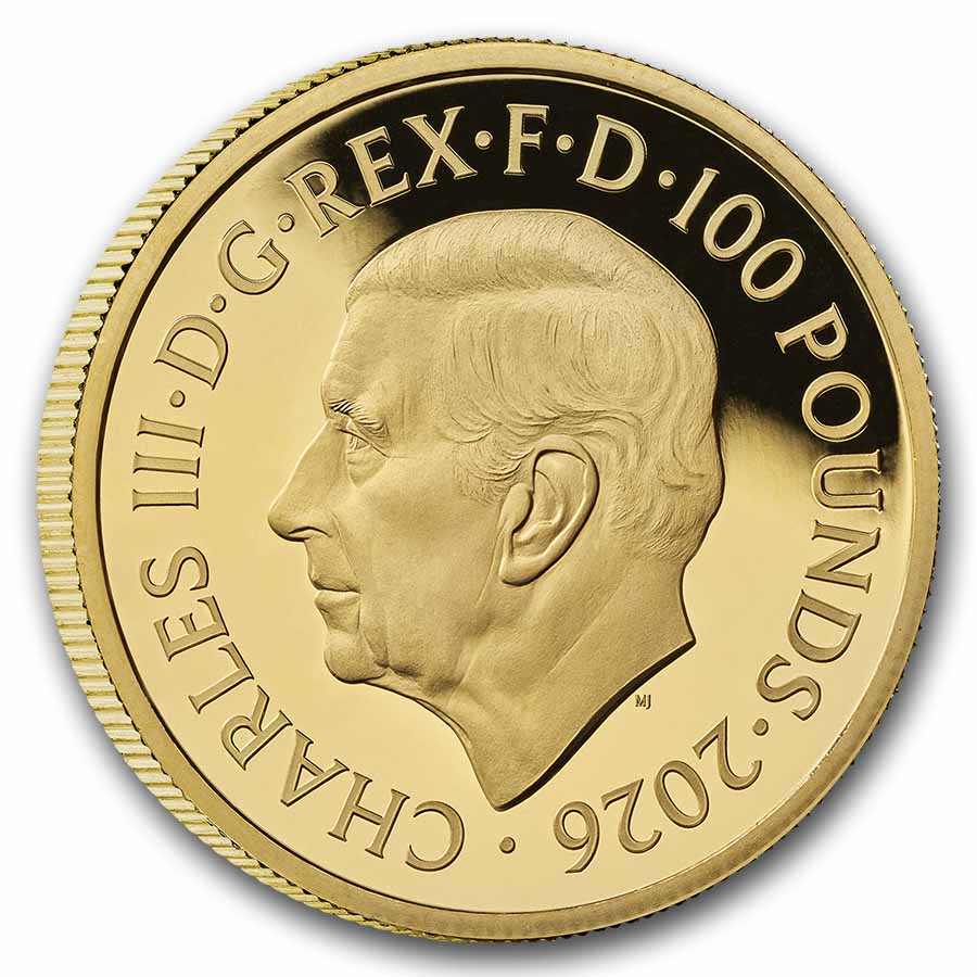2026 Great Britain 1 oz Gold £100 Proof The Spice Girls Coin