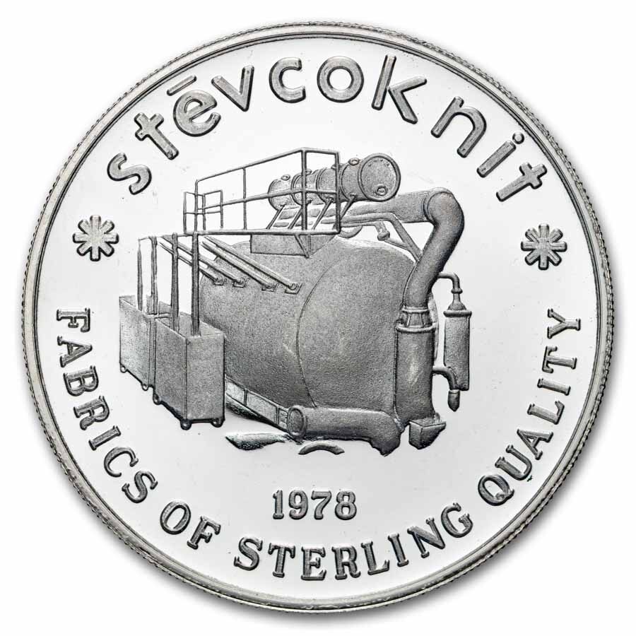 1 oz Silver Round - Engelhard (Stevcowovens/Stevcoknit/Machinery)