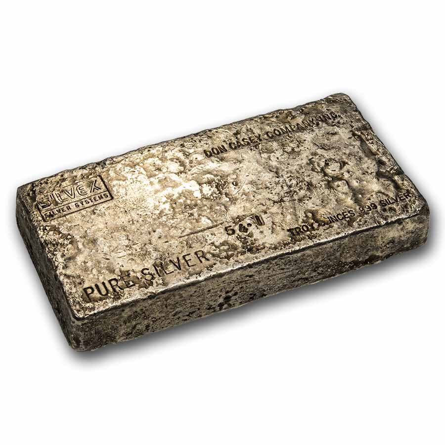 54.10 oz Silver Bar - Don Casey Company