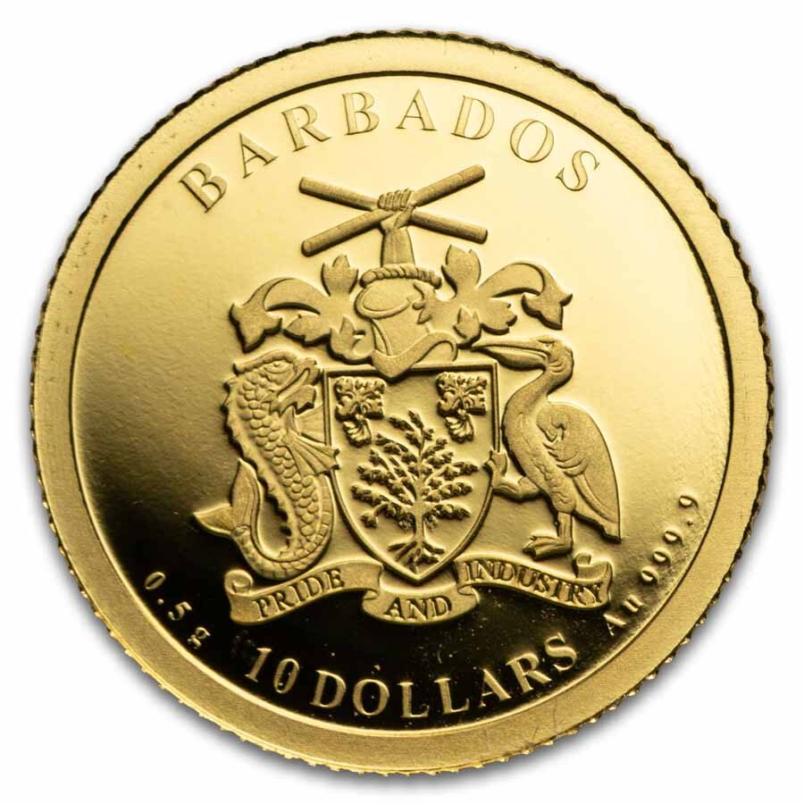2026 Barbados 1/2 Gram Gold American Eagle (Coin Only)