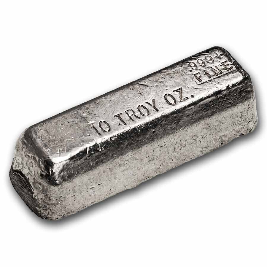 10 oz Silver Bar - International Dia-Mint