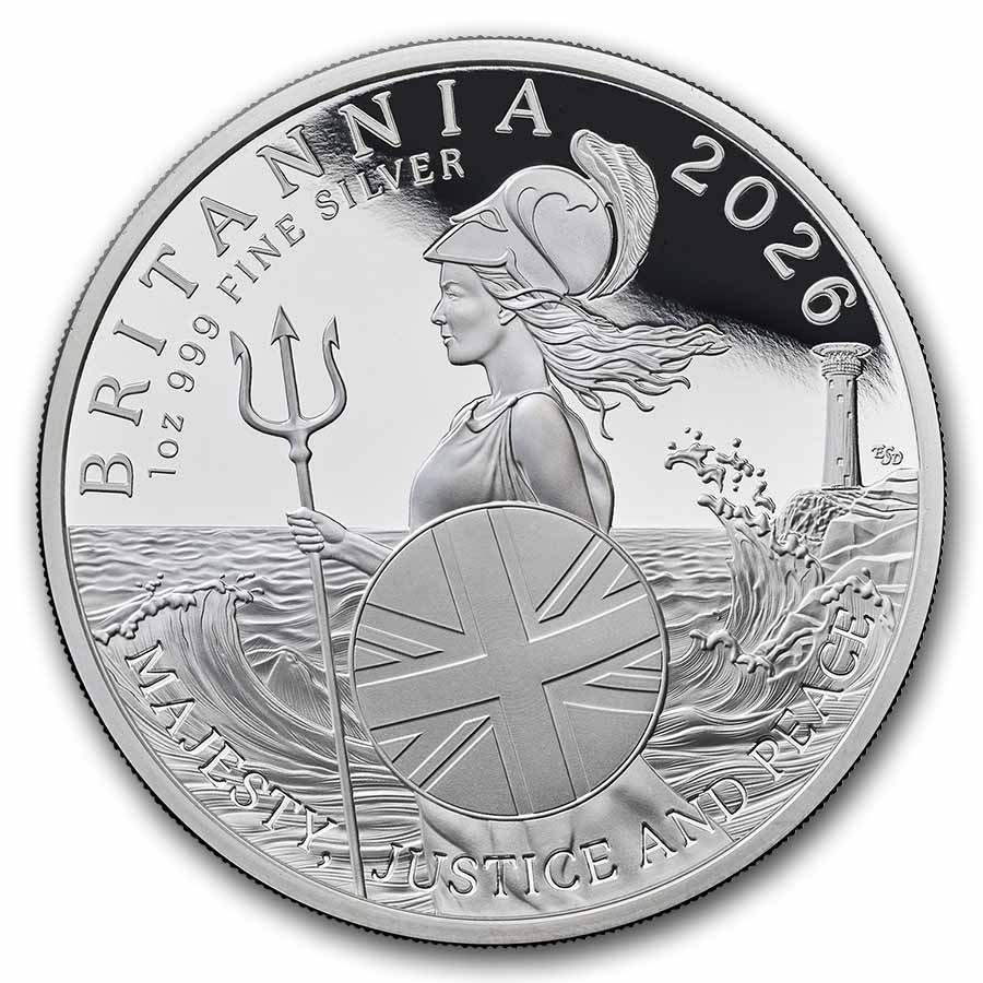 2026 Great Britain 1 oz Silver Britannia Proof (w/Box & COA)