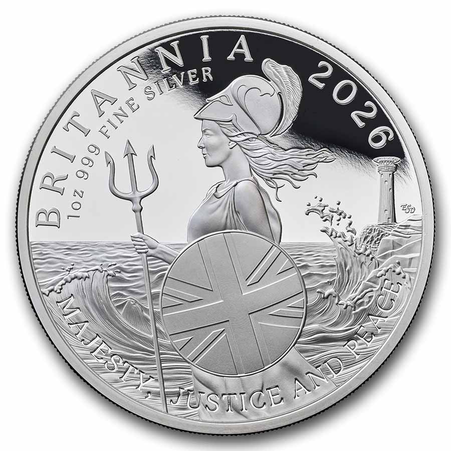 2026 Great Britain 6-Coin Silver Britannia Proof Set