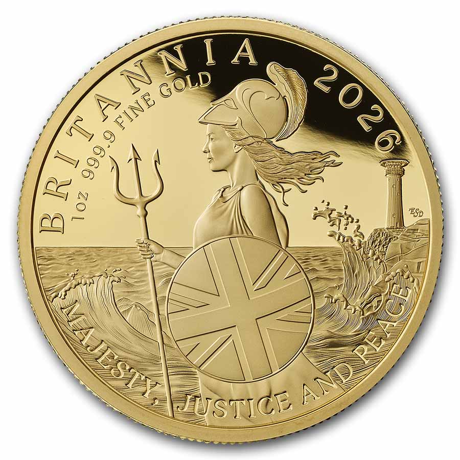 2026 Great Britain 1 oz Gold Britannia Proof (w/Box & COA)