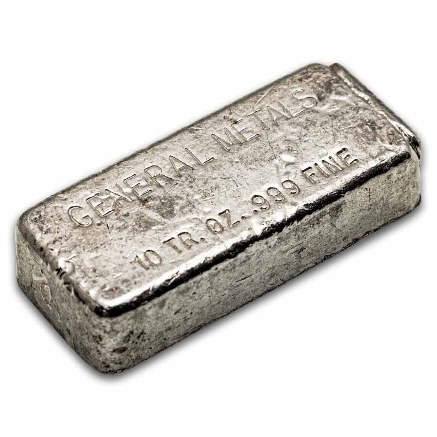 10 oz Silver Bar - General Metals