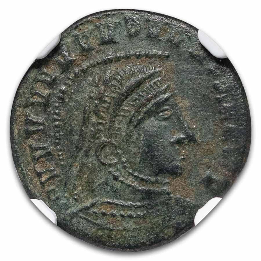 Barbarous Issue AE Nummus (4-5th century AD) Ch XF* NGC
