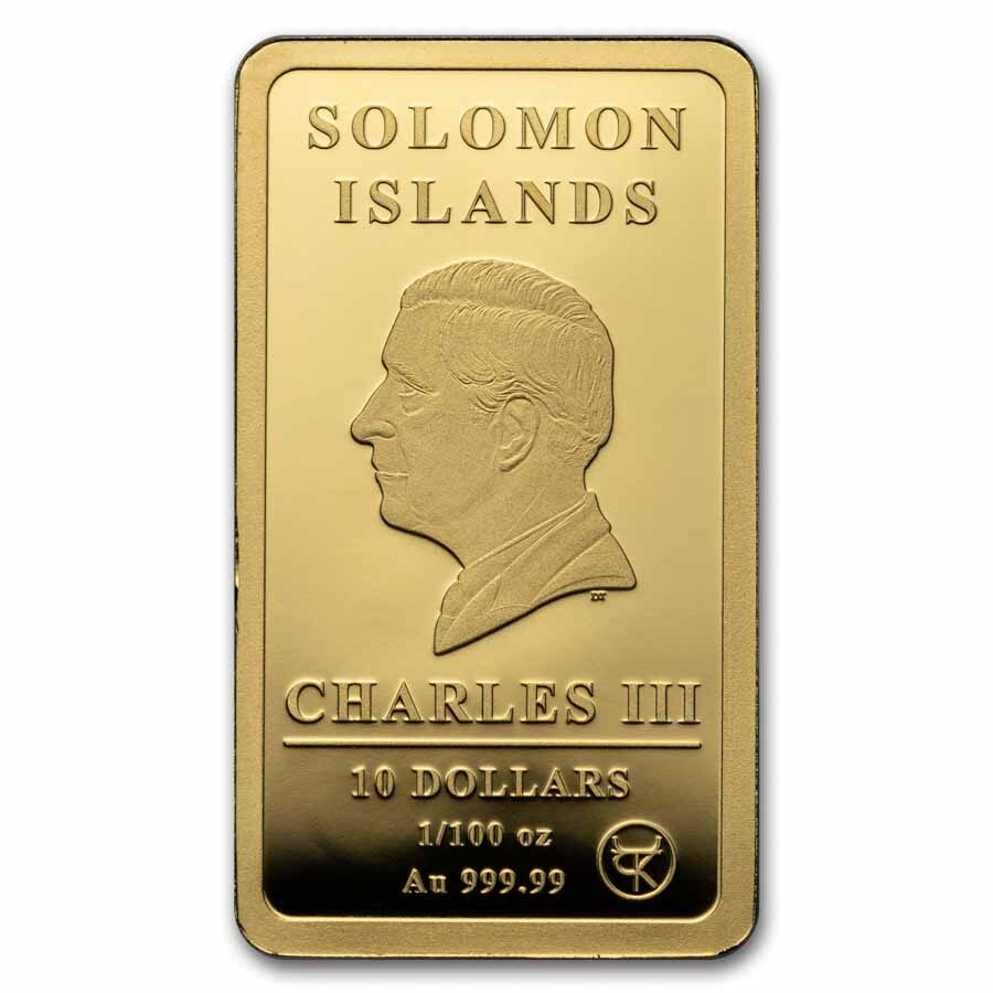2026 Solomon Islands 1/100 oz Gold: Springbok (Coin Only)