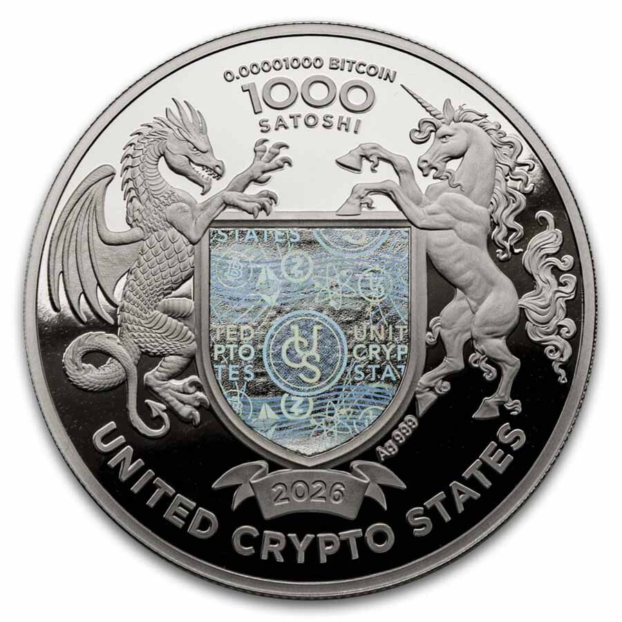 2026 Britannia United Crypto States 1 oz Proof Silver