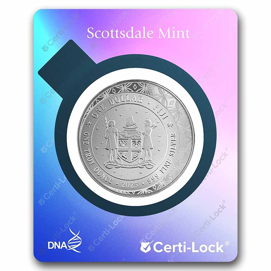 2025 Fiji 1 oz Silver Purple Magical Unicorn "Celestra"