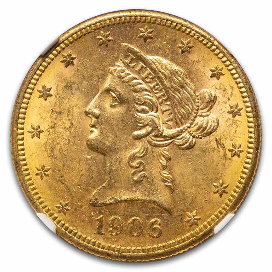1906-S $10 Liberty Gold Eagle MS-63 NGC