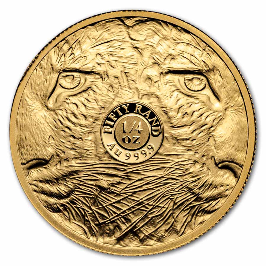 2026 South Africa 1/4 oz Proof Gold Big Five Leopard (Box & COA)