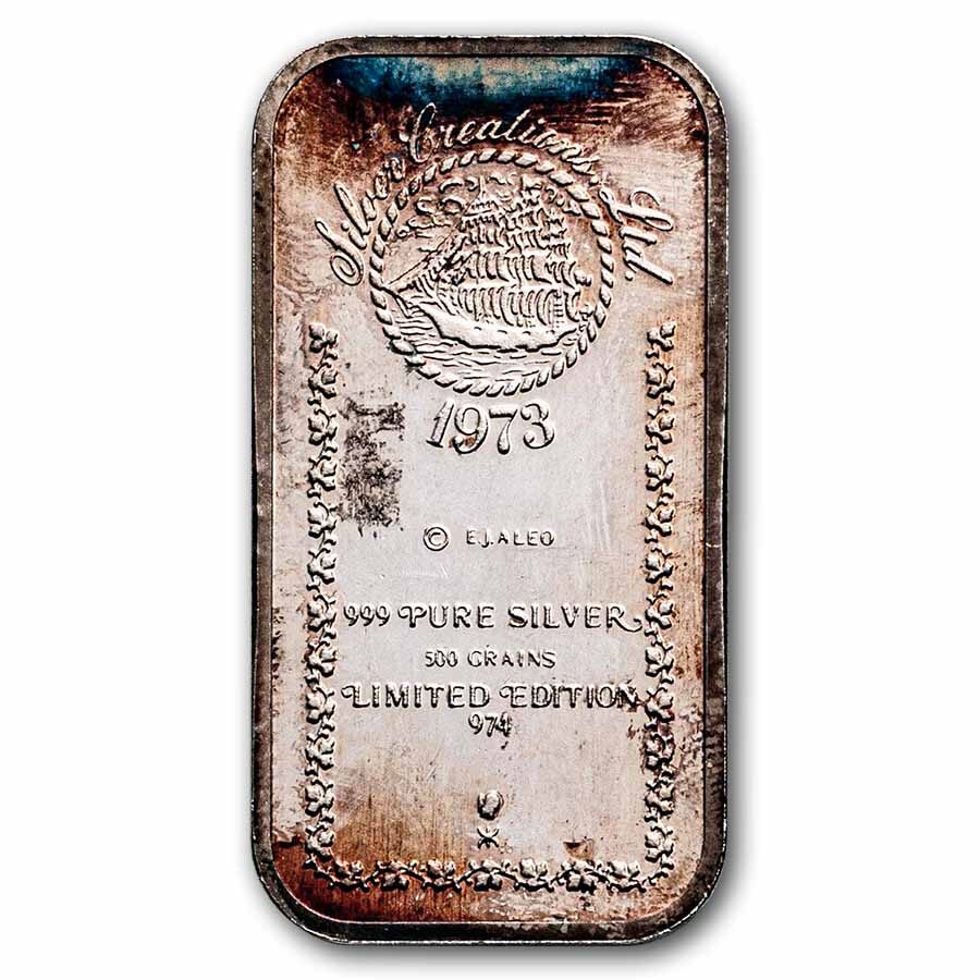 1 oz Silver Bar - Watergate 3-Bar Set (w/Damaged Box)