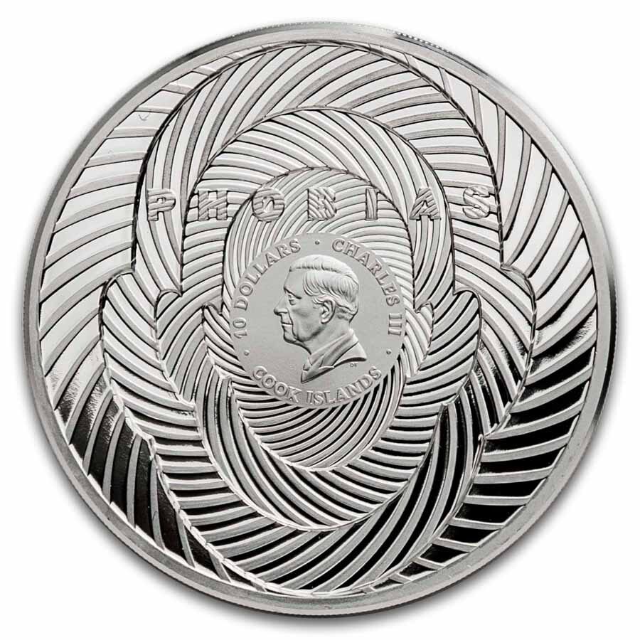 2026 Cook Islands 2 oz Silver Phobias: Coulrophobia (Box & COA)