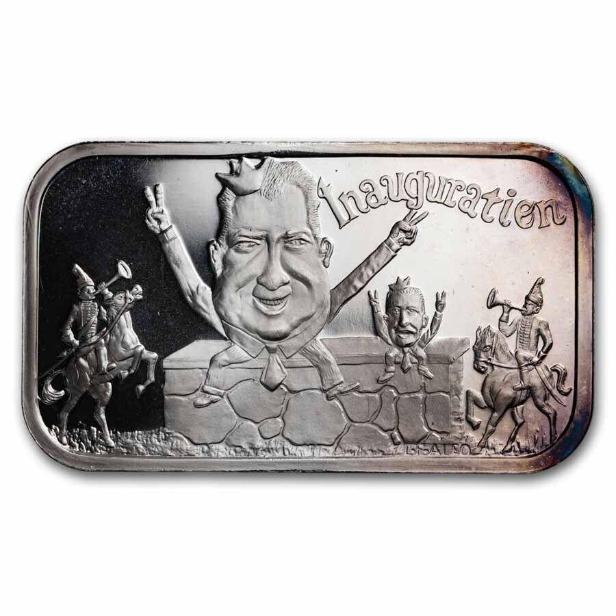 1 oz Silver Bar - Vintage Political Humpty Dumpty 3-Bar Set