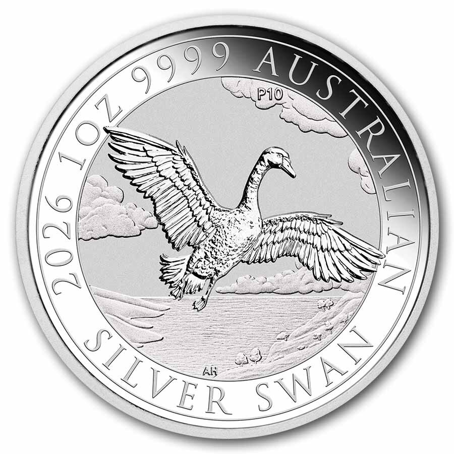 2026 Australia 1 oz Silver 10th Anniversary Swan MS-70 NGC (ER)
