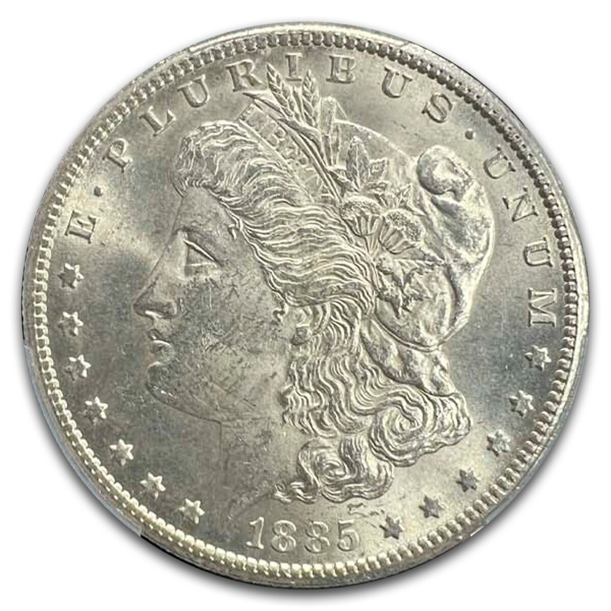 1885-CC Morgan Dollar MS-62 PCGS