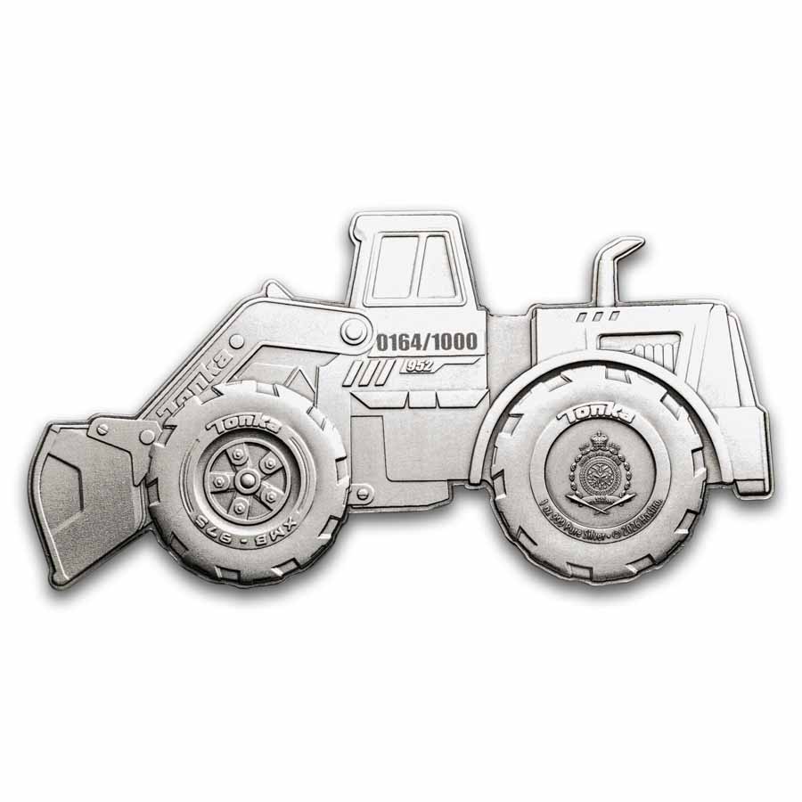 2026 Niue 1 oz Silver $2 Hasbro: Tonka Trucks Front Loader
