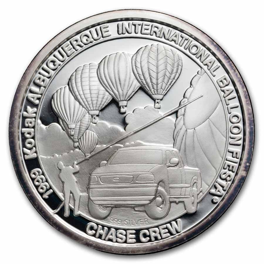 1 oz Silver Round - Albuquerque Balloon Fiesta (Random Motif)