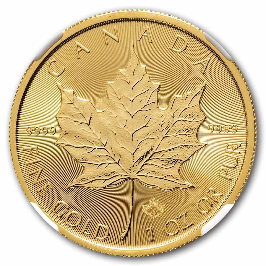 2026 Canada 1 oz Gold Maple Leaf Gem BU NGC
