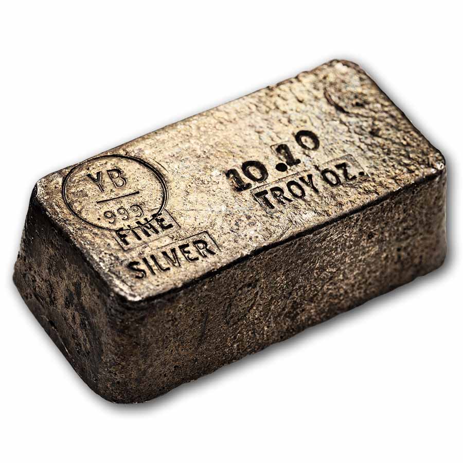 10.10 oz Silver Bar - Vintage YB