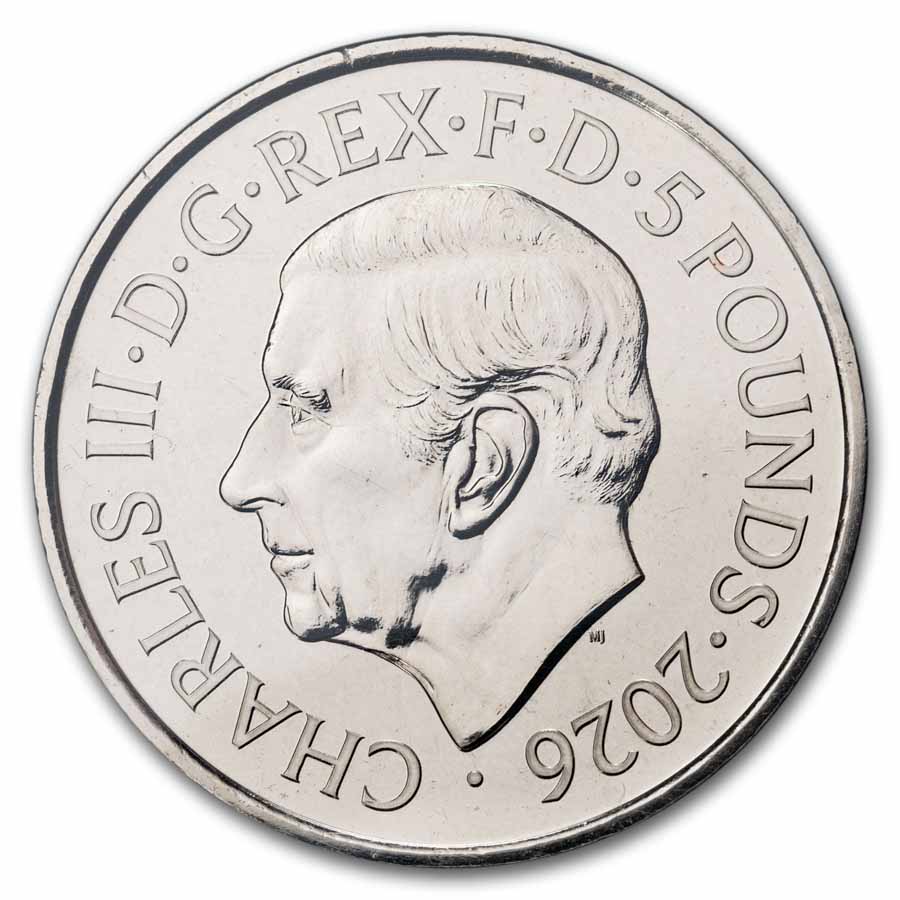 2026 Great Britain 100th Anniv. QE Birthday BU (w/ Display Card)