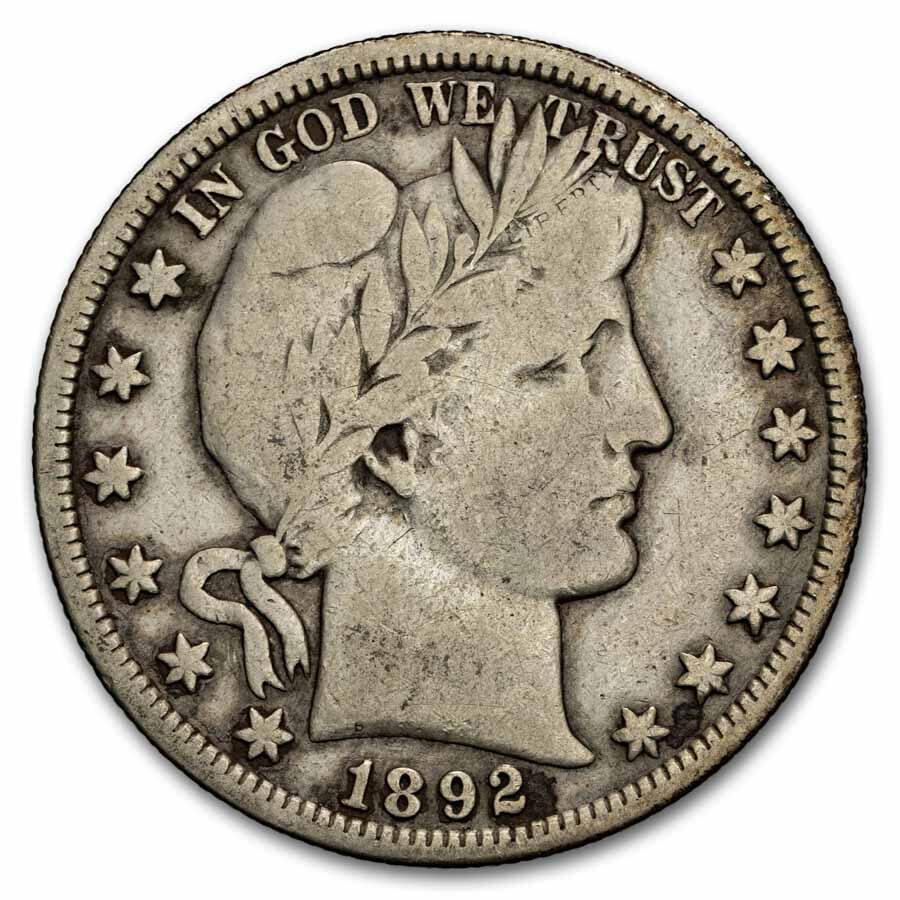 1892-S Barber Half Dollar Fine (Details)