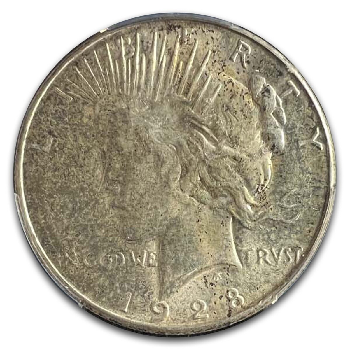 1928-S Peace Dollar MS-63 PCGS (Toned)