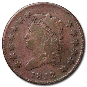 1812 Large Cent Sm Date Fine