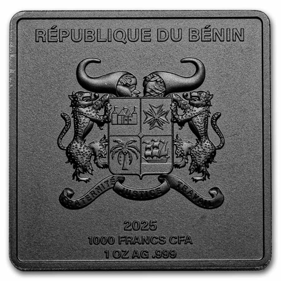 2025 Benin 1 oz Silver Animalium: Tiger (w/ Box & COA)