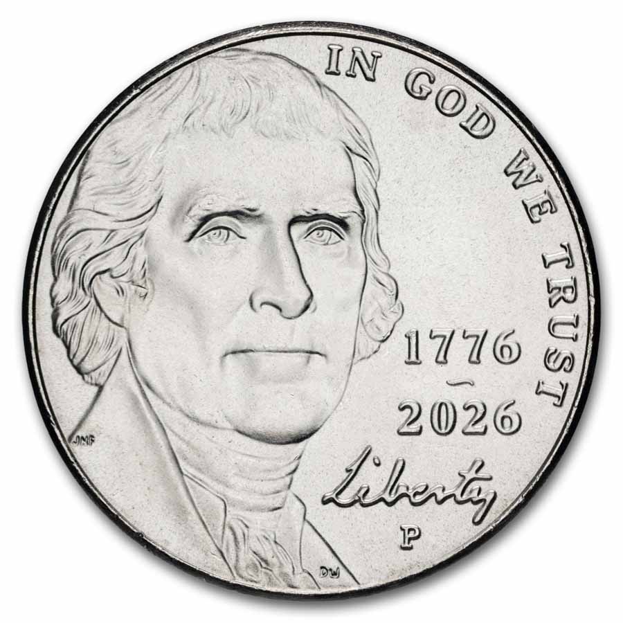 2026-P Jefferson Semiquincentennial Nickel BU
