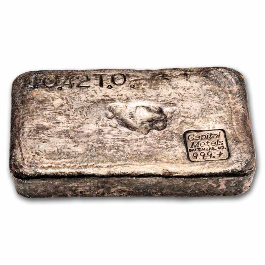 10.42 oz Silver Bar - Capital Metals (Baltimore, MD.)