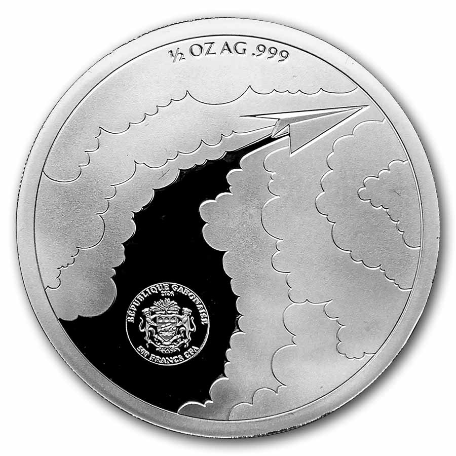 2026 Gabon 1/2 oz Silver Impressions of Earth Alpine: Matterhorn