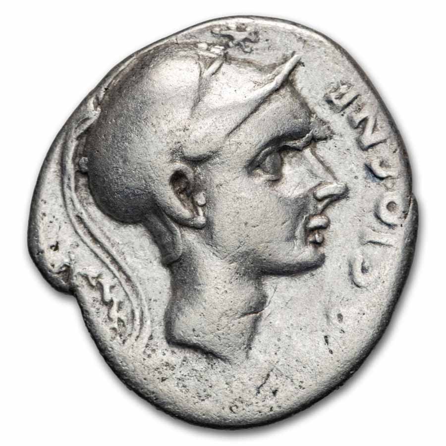 Roman Republic AR Denarius Blasio (112-111 BC) Ch F (Cr-296/1e)