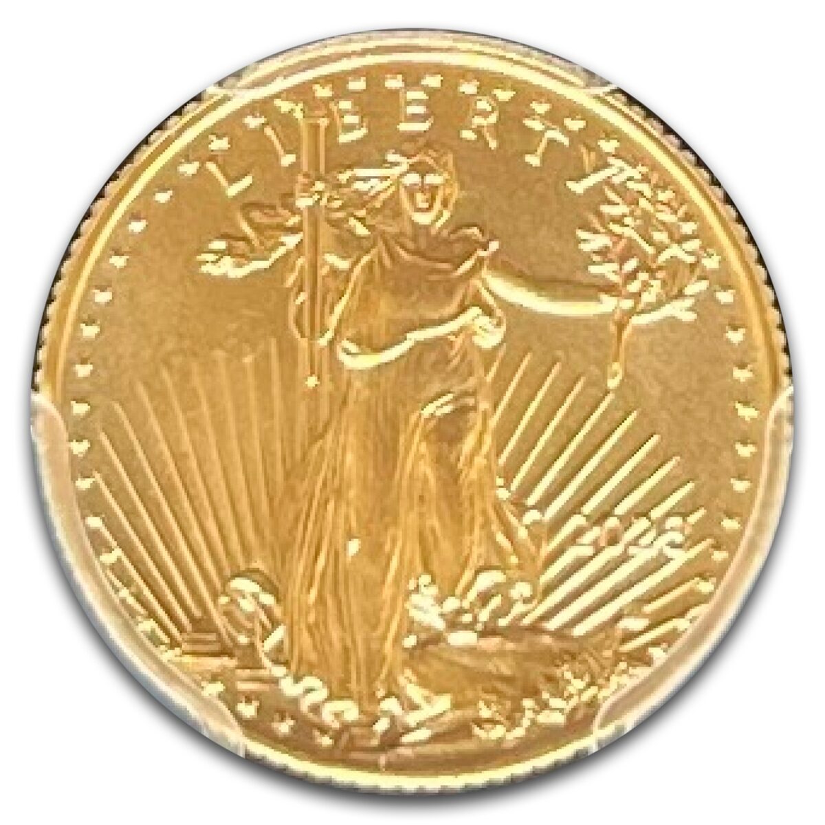 2023 1/10 oz American Gold Eagle MS-70 PCGS (FDI Gold Foil Label)