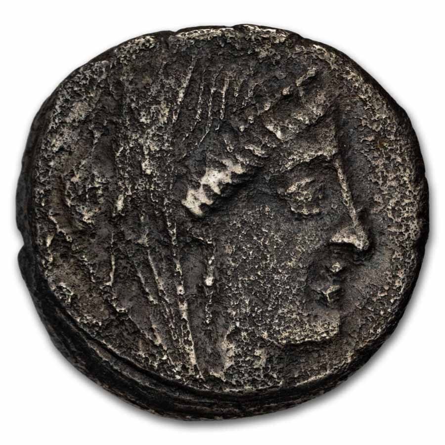 Roman Republic AR Denarius L. Dossenus (87 BC) VF (Cr-348/2)