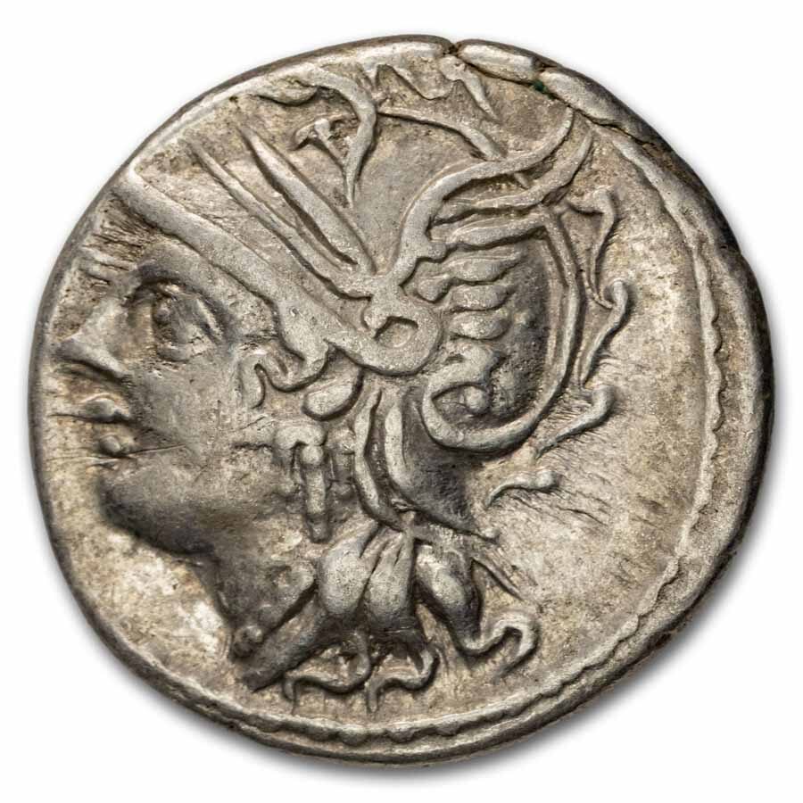 Roman Republic AR Denarius C. Caldus (104 BC) Ch VF (Cr-318/1b)