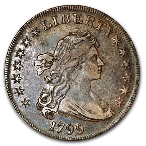 1799 Draped Bust Dollar VF